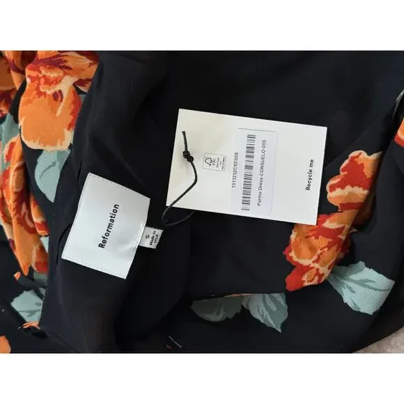 NEW NWT Reformation Parma Dress Consuelo Floral size Small